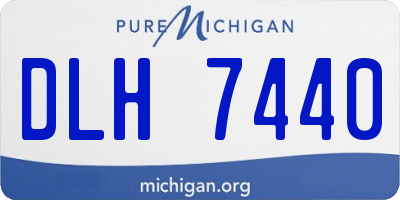 MI license plate DLH7440