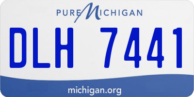 MI license plate DLH7441
