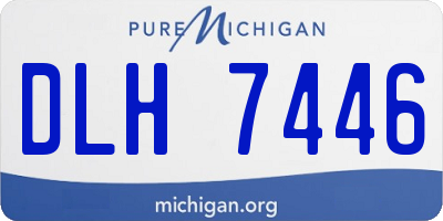 MI license plate DLH7446