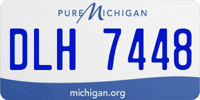 MI license plate DLH7448