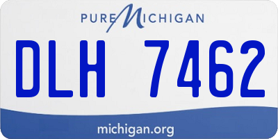 MI license plate DLH7462