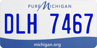 MI license plate DLH7467