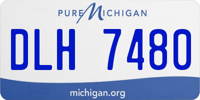 MI license plate DLH7480