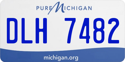 MI license plate DLH7482