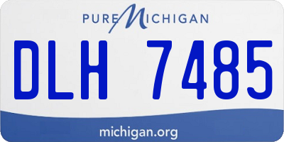 MI license plate DLH7485