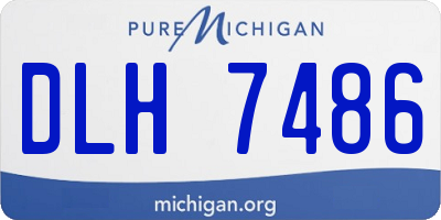 MI license plate DLH7486