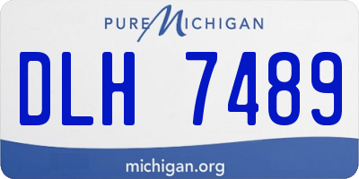 MI license plate DLH7489