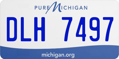 MI license plate DLH7497