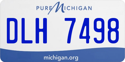 MI license plate DLH7498