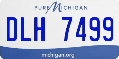 MI license plate DLH7499