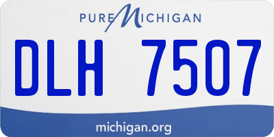 MI license plate DLH7507