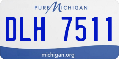 MI license plate DLH7511