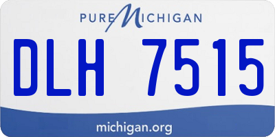 MI license plate DLH7515
