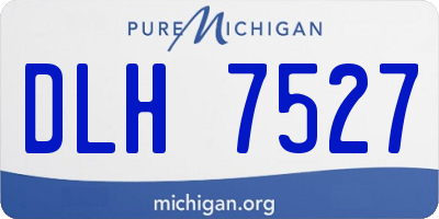 MI license plate DLH7527