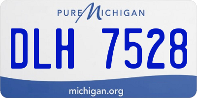 MI license plate DLH7528
