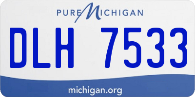 MI license plate DLH7533