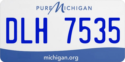 MI license plate DLH7535