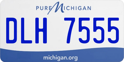 MI license plate DLH7555