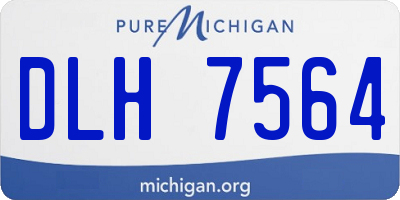 MI license plate DLH7564