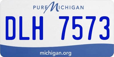 MI license plate DLH7573