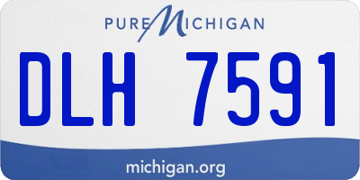 MI license plate DLH7591