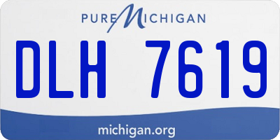 MI license plate DLH7619