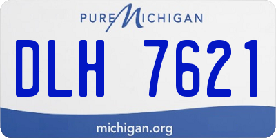 MI license plate DLH7621