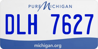 MI license plate DLH7627