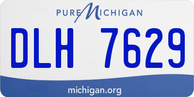 MI license plate DLH7629