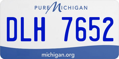 MI license plate DLH7652