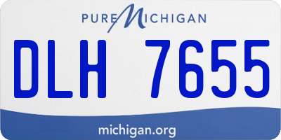 MI license plate DLH7655