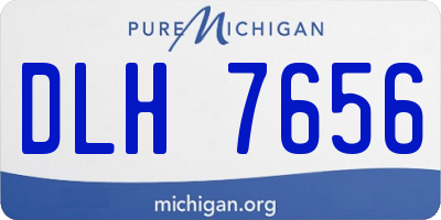 MI license plate DLH7656