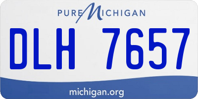 MI license plate DLH7657