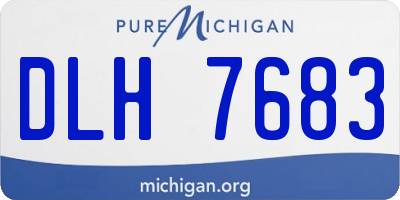 MI license plate DLH7683