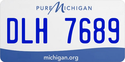 MI license plate DLH7689