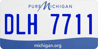 MI license plate DLH7711