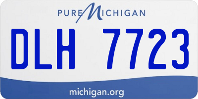 MI license plate DLH7723