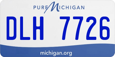 MI license plate DLH7726