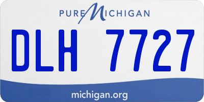 MI license plate DLH7727