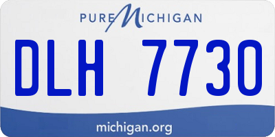 MI license plate DLH7730