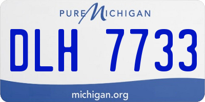 MI license plate DLH7733