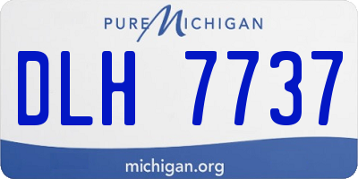 MI license plate DLH7737