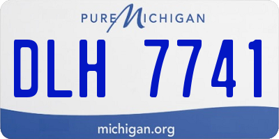 MI license plate DLH7741