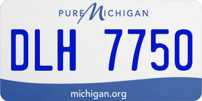 MI license plate DLH7750