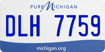 MI license plate DLH7759
