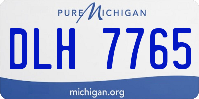 MI license plate DLH7765