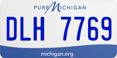 MI license plate DLH7769