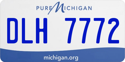 MI license plate DLH7772