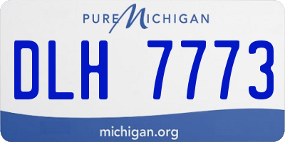 MI license plate DLH7773