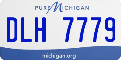 MI license plate DLH7779